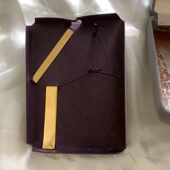 Christian Dior gold Rare Vintage Metal Keychain/ tie/ Money Clip Cash Set - Picture 5 of 9